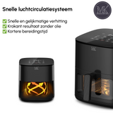 Airfryer - 3L - PFAS vrij - 1350W - Zwart