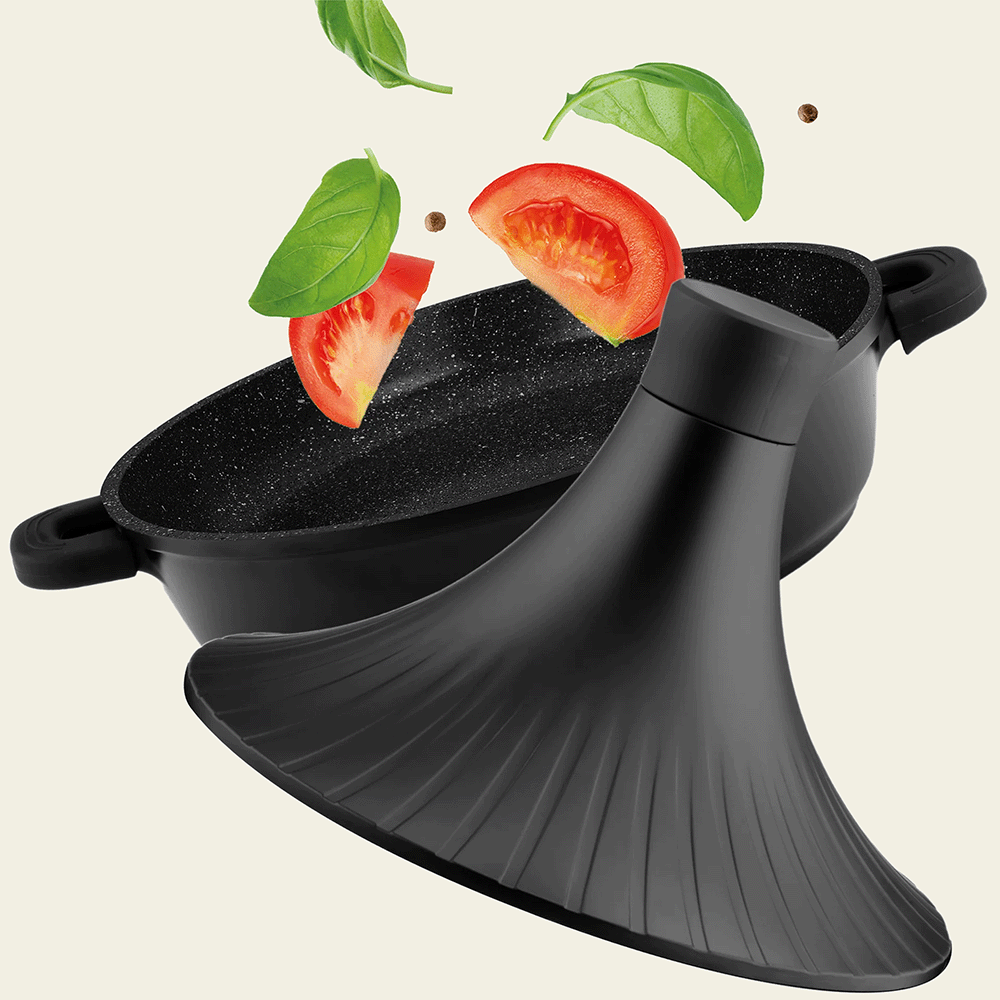 Tajine - Keramische coating - 28 cm - PFAS-vrij - Zwart